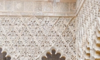 Presso l'Alhambra di Siviglia in Andalusia, Spagna