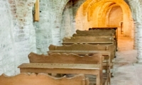 Piano inferiore nella Chiesa di Santa Maria della Rocca, Offida