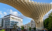 Metropol Parasol di Siviglia in Andalusia, Spagna