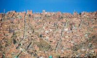 El Alto presso La Paz, Bolivia