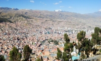 Panoramica di La Paz, Bolivia