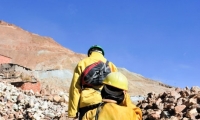 Presso la miniera d'argento di Potosì, Bolivia