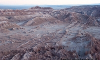 Valle della Luna al tramonto, Cile