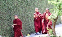 Monaci buddhisti presso il Monastero di Kopan, Nepal