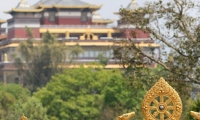 Presso il Monastero di Kopan, Nepal