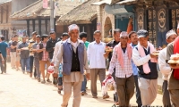 Processione a Bhaktapur, Nepal