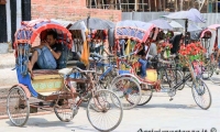 Risciò presso Durban Square, Kathmandu