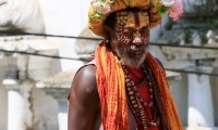 Sadu a Pashupatinath, Nepal