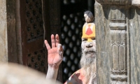 Sadu a Pashupatinath, Nepal