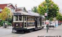 Tram per le strade di Christchurch, Nuova Zelanda