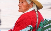 Donna locale a Cuzo, Perù