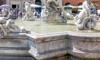 Statua di Nettuno presso Piazza Navona, Roma