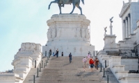 Statua equestre di Vittorio Emanuele II presso il Vittoriano, Roma