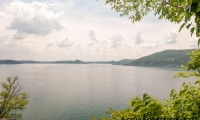 Vista del lago Maggiore dall'Eremo di S.Caterina del Sasso