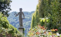 Giardino di Villa Borromeo sull'Isola Bella, Piemonte