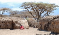 Presso una tribù Masai, Tanzania